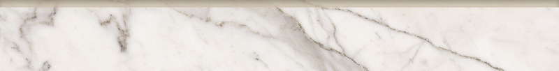 K-1000/MR/p01 Marble Trend (Марбл Тренд) Carrara (Каррара) 76x600 матовый белый плинтус