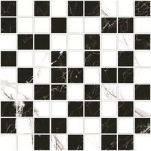 GT-270(272)/g/m01 Classic Marble 300x300 глазурованная черно-белая мозаика