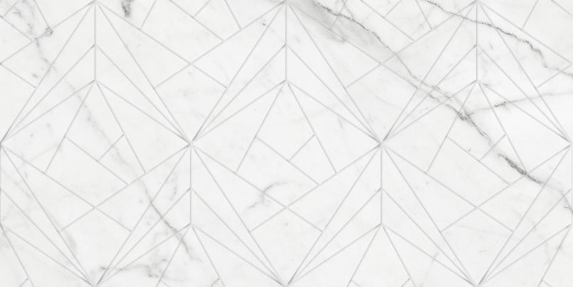 K-1000/MR/d01 Marble Trend (Марбл Тренд) Carrara (Каррара) 300x600 матовый белый декор