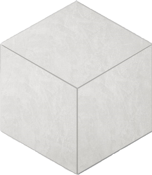 SR00 Spectrum Milky White Cube 250x290 неполированный белый мозаика